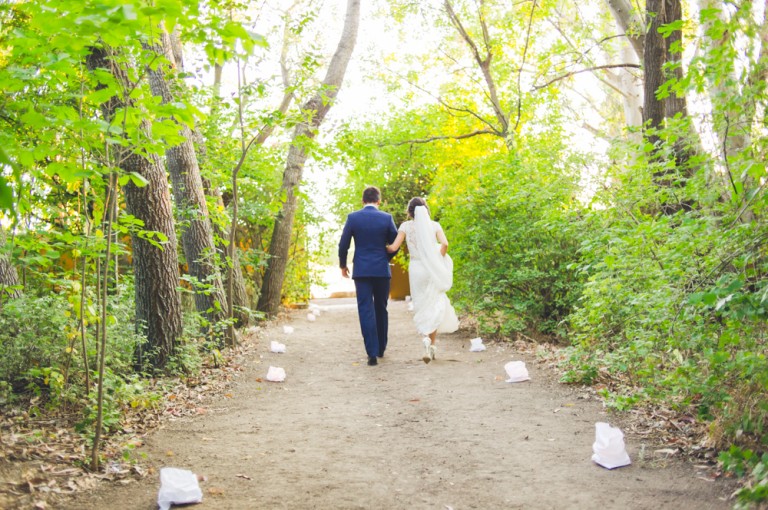 posados de novios en la naturaleza