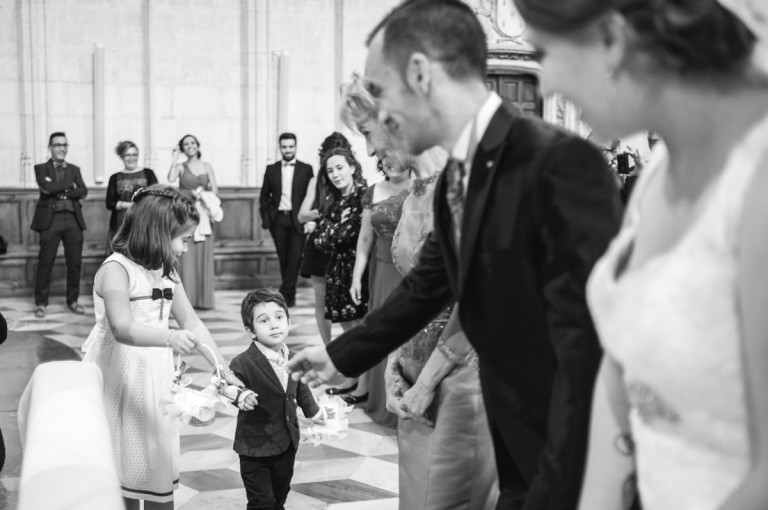 pajes de la boda