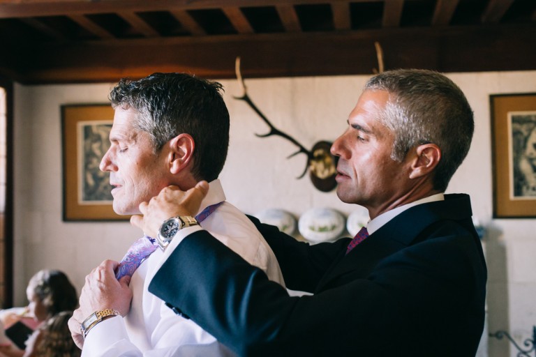 preparativos del novio