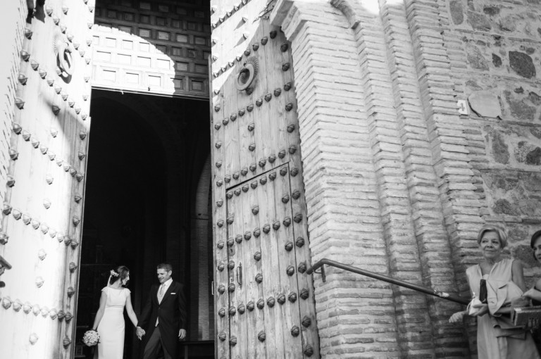 salida de los novios