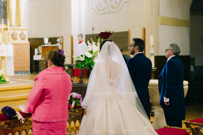 ceremonia de la boda en Santorcaz