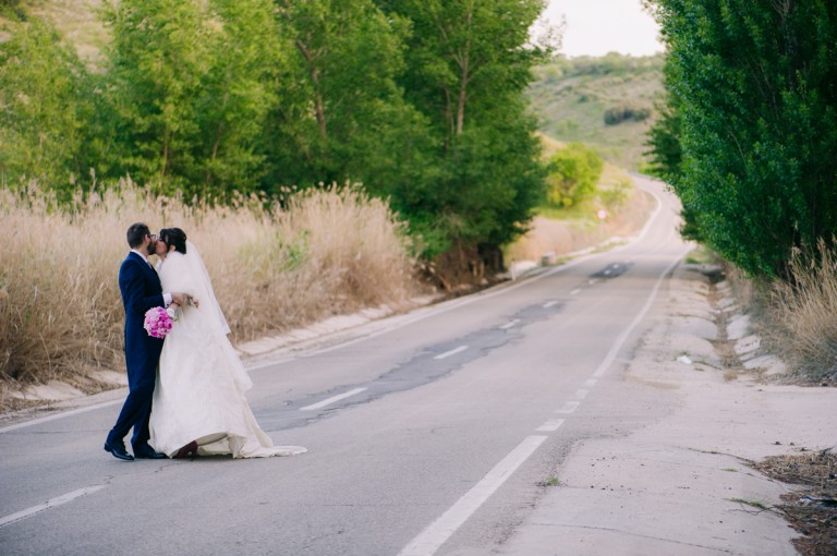 posados de fotos en la carretera